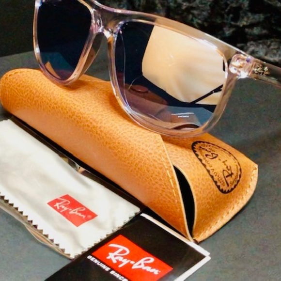 Ray-Ban Accessories - NIB NWT!!! Ray-Ban Sunglasses With Violet Frames!